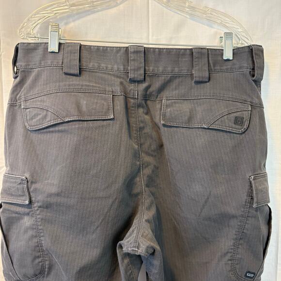 5.11 Tactical Men's Stryke Pants, 74369 Gray Size 36 x 30 - Picture 4 of 8